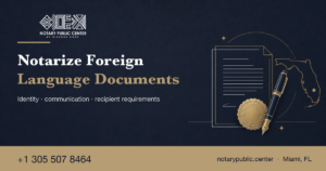 notarize foreign documents