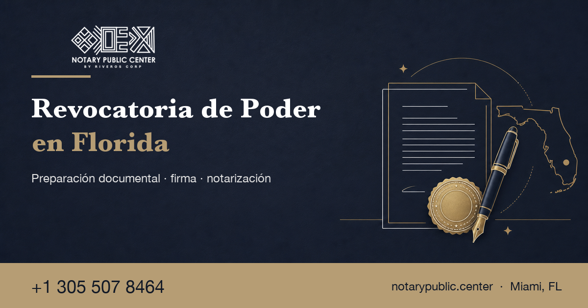 revocatoria de poder