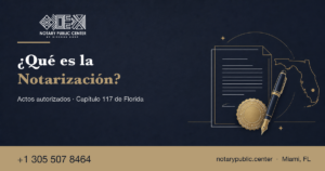 que es la notarizacion