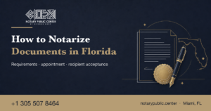 notarize documents in Florida