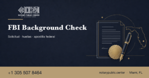 FBI background check