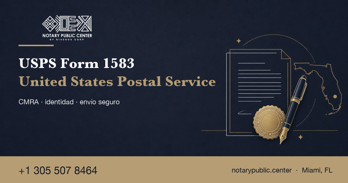 USPS Form 1583