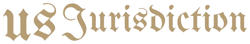US Jurisdiction — logo en dorado